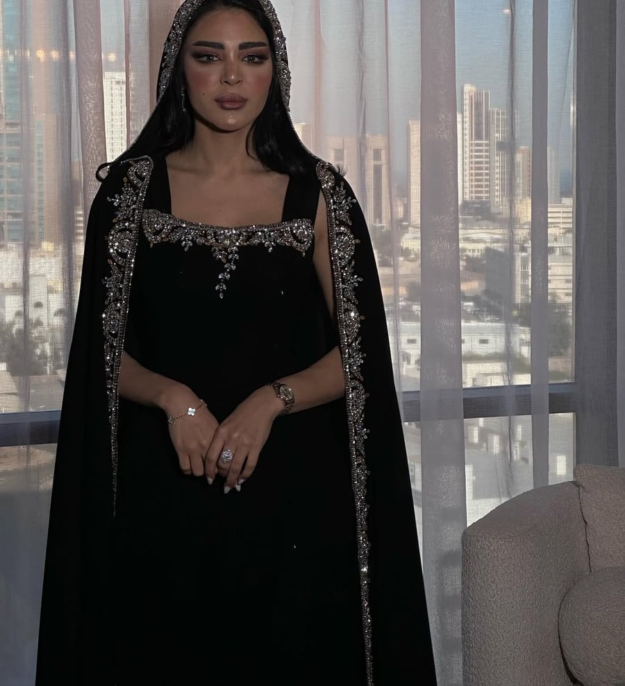 فستان سهرة جلابية