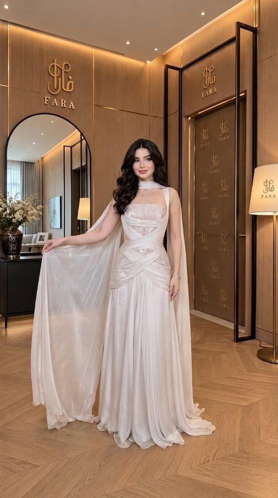 فستان سهرة نارين بيوتي مهرجان الجونة السينمائي