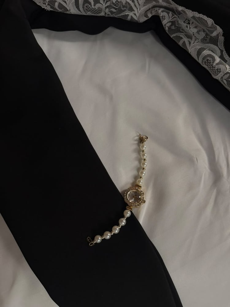 فستان سهرة ريناي الأسود الطويل