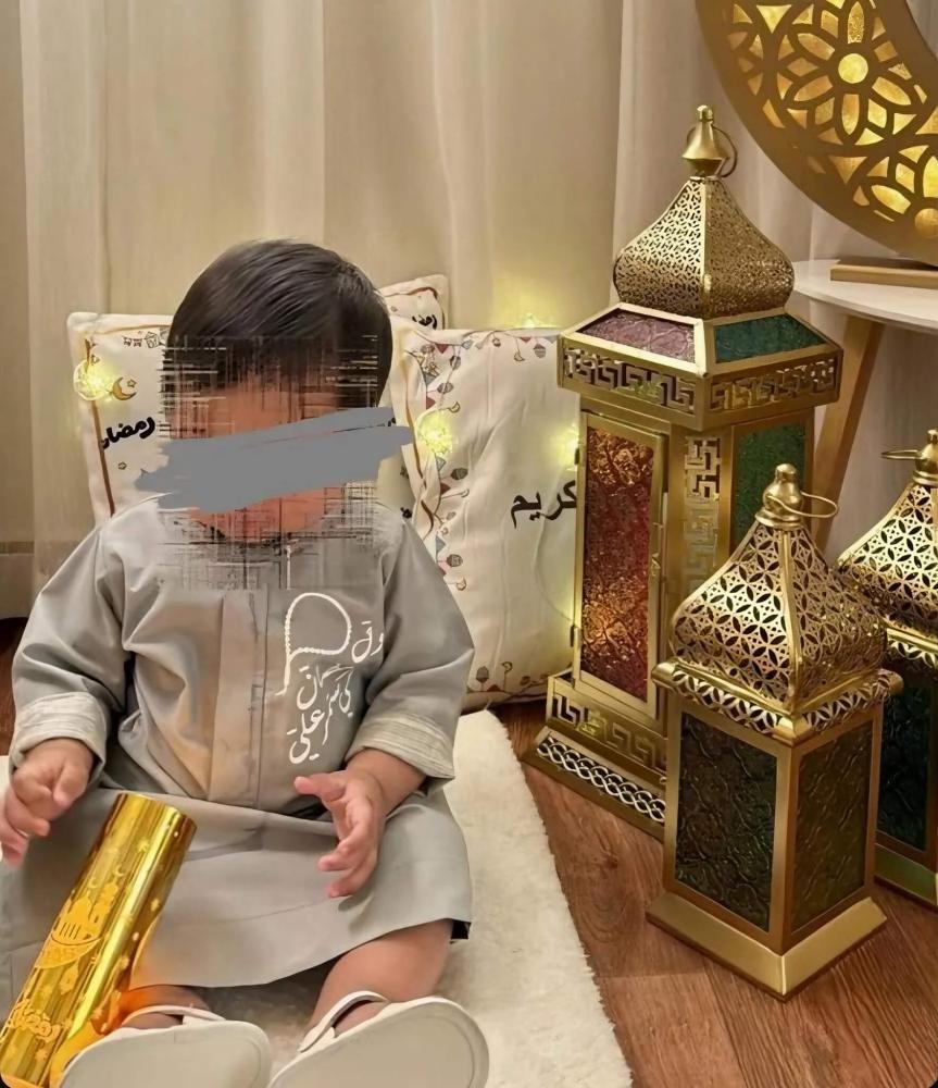 ثوب رمضاني للأطفال بالاسم _ تصميم أنيق حسب الطلب