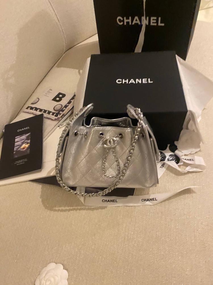Chanel 25 Mini- Silver