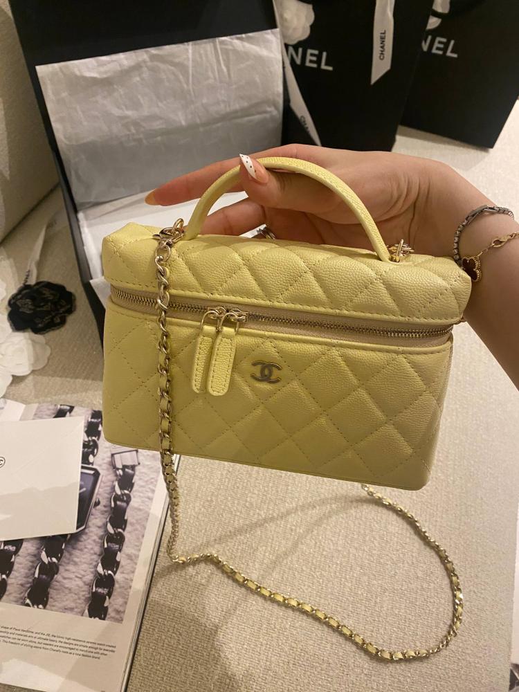 Chanel Vanity Bag-Yellow