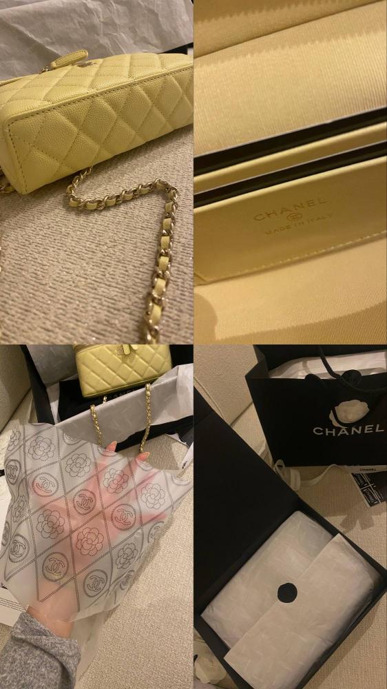 Chanel Vanity Bag-Yellow