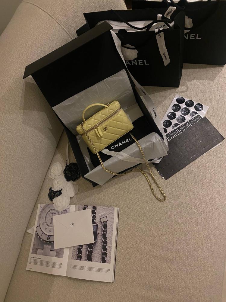 Chanel Vanity Bag-Yellow