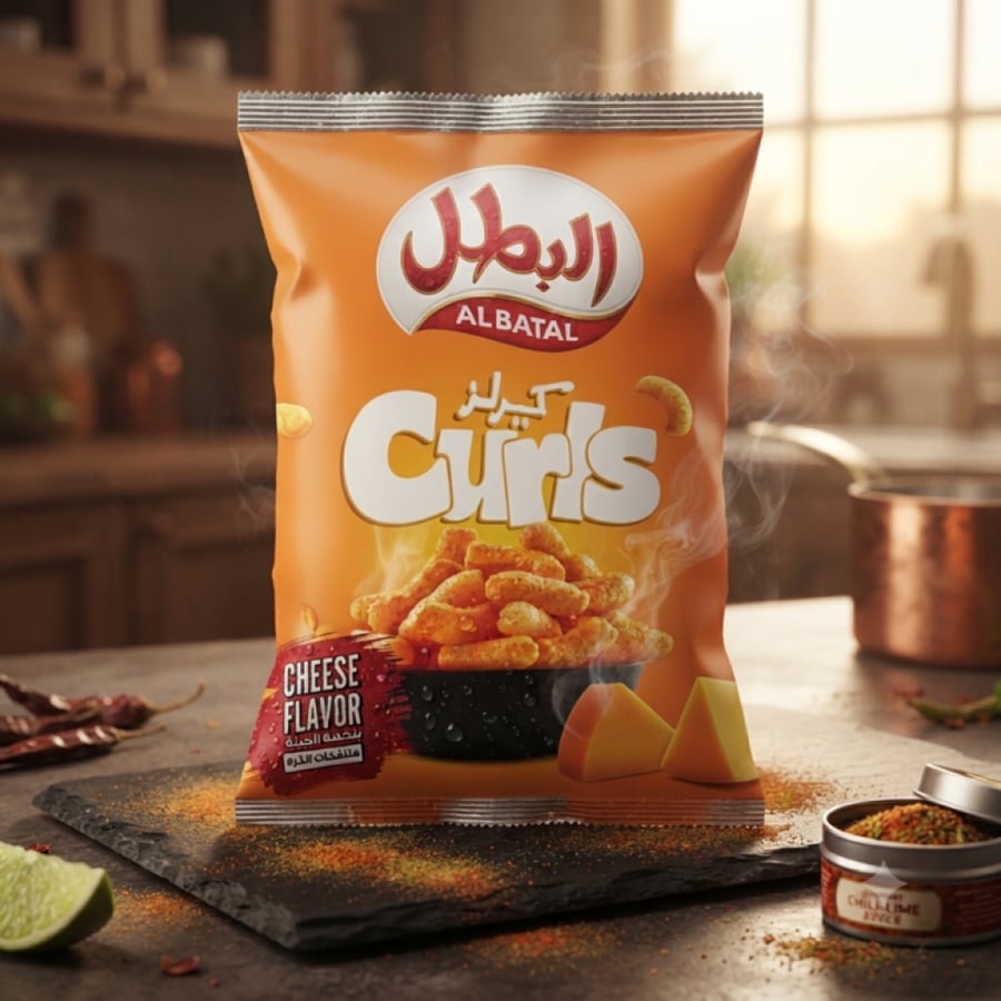 البطل كيرلز بنكهة الجبنة 90 جم