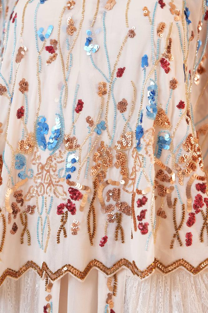 Spring Cape Gown