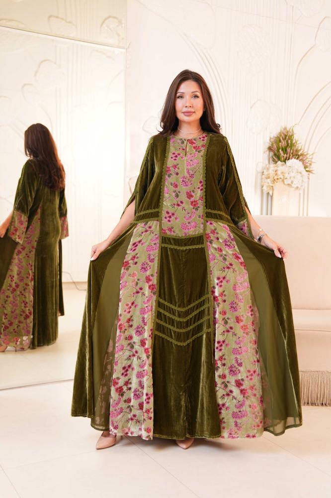 Olive Blossom Gown