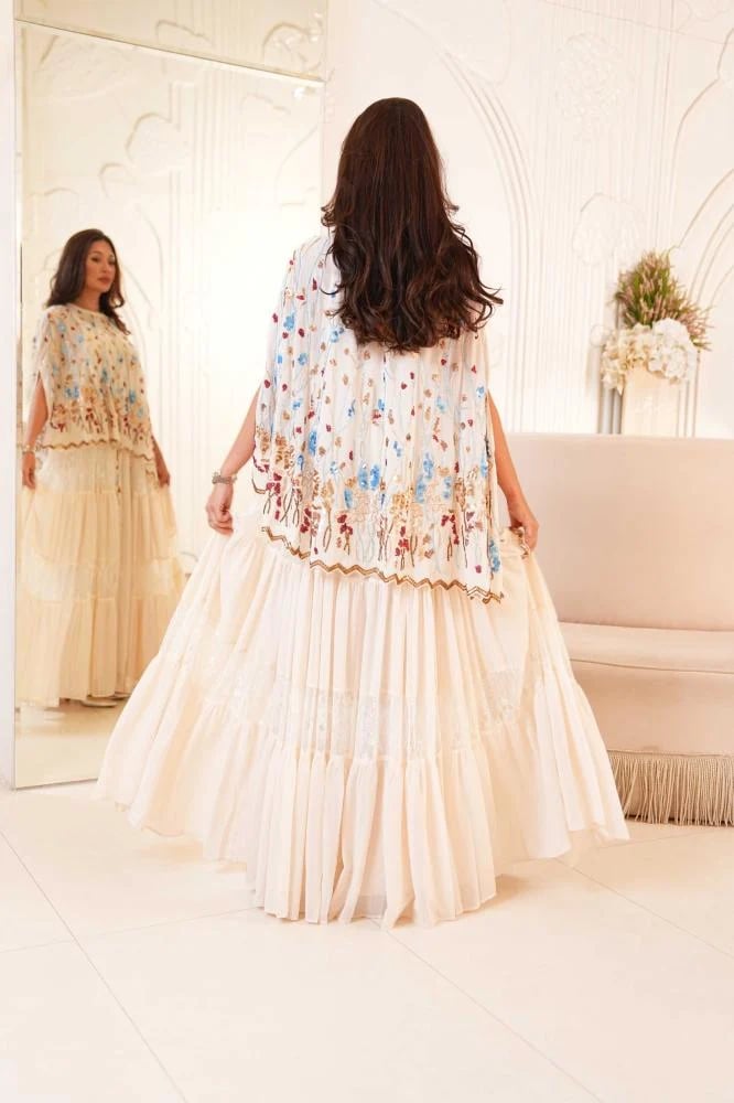 Spring Cape Gown