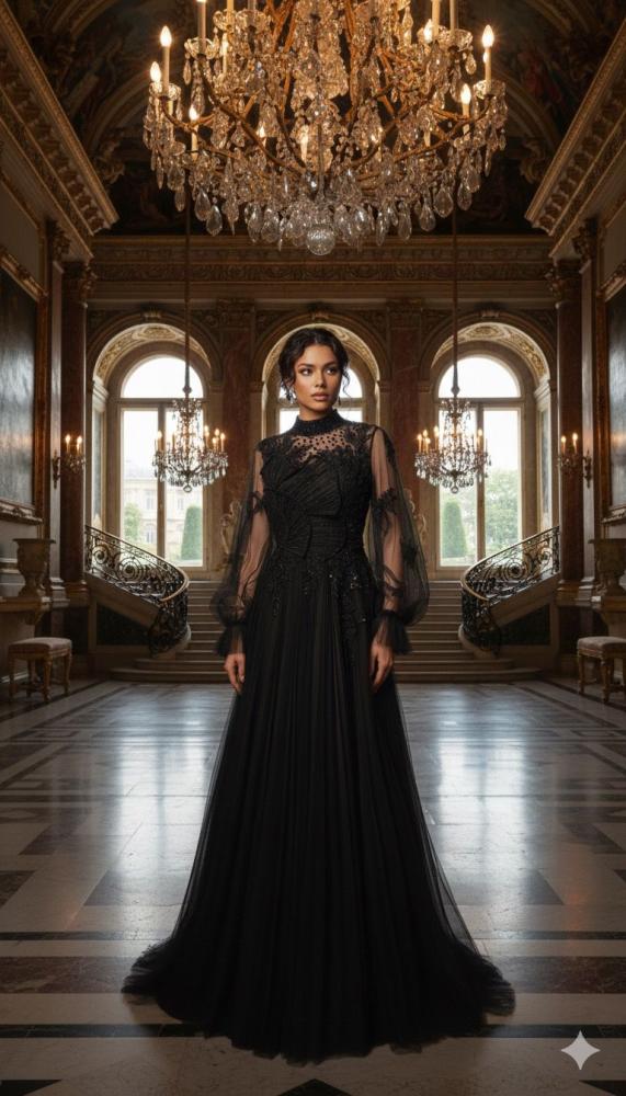 ED05 BLACK DRESS- صيف2026