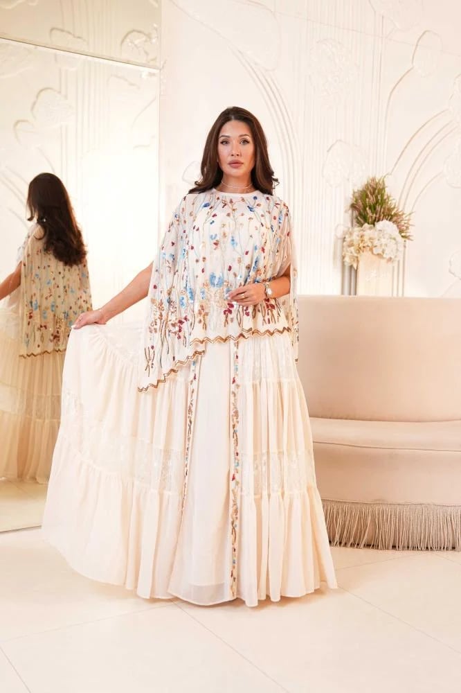 Spring Cape Gown