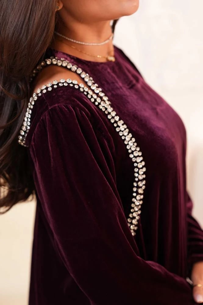 Plum Elegance Dress