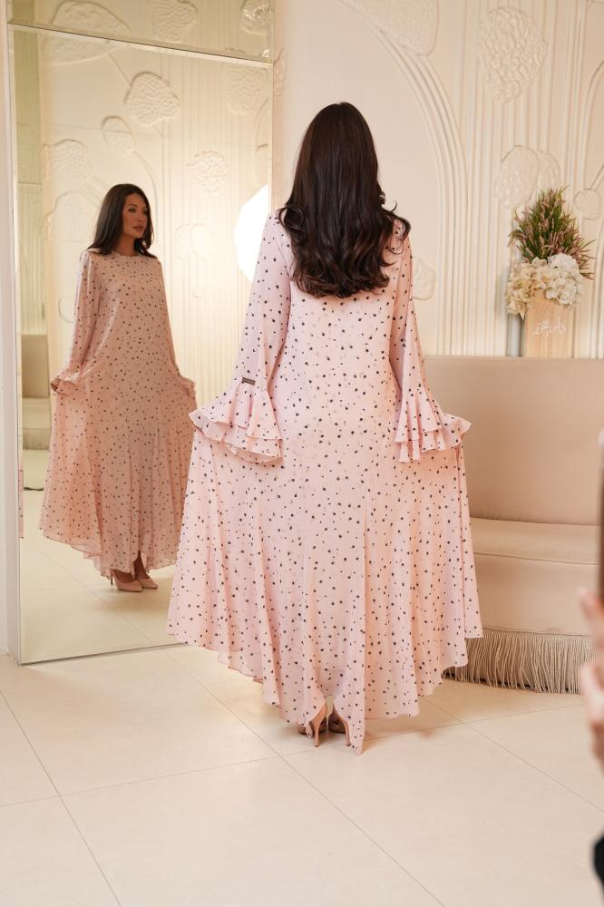 Midnight Polka Pink Dress