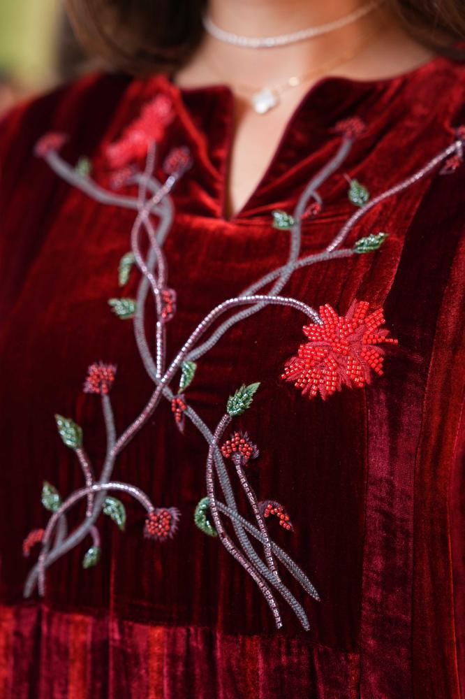 Crimson Velvet Bloom