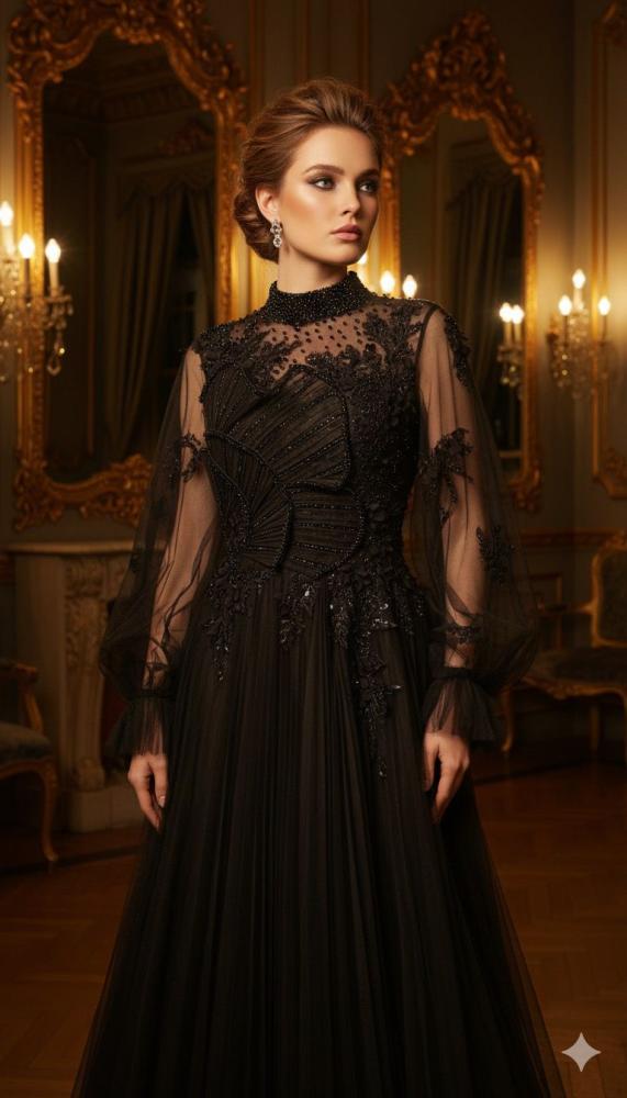 ED05 BLACK DRESS- صيف2026