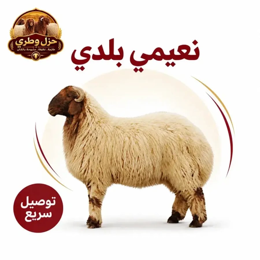 ذبيحة نعيمي بلدي كبير – وزن تقريبي 16–18 كجم