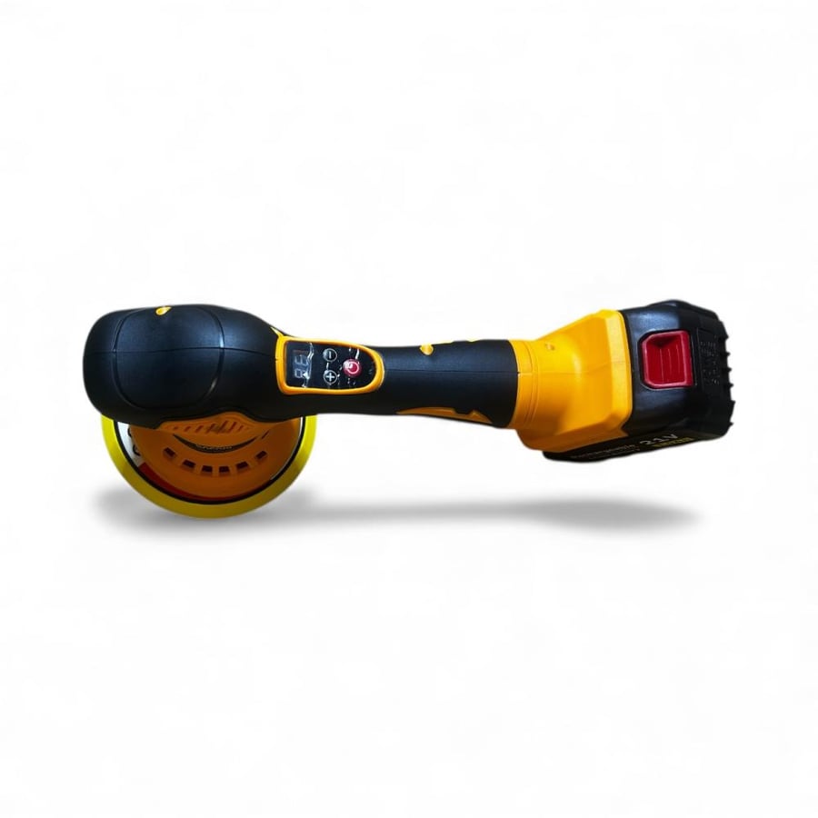 Battery-operated polishing machine with speeds
