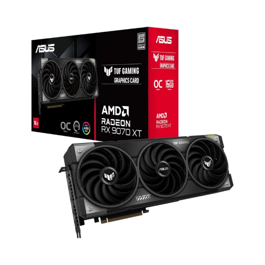 كرت شاشة اسوس تف - ASUS TUF Gaming Radeon RX 9070 XT OC 16GB