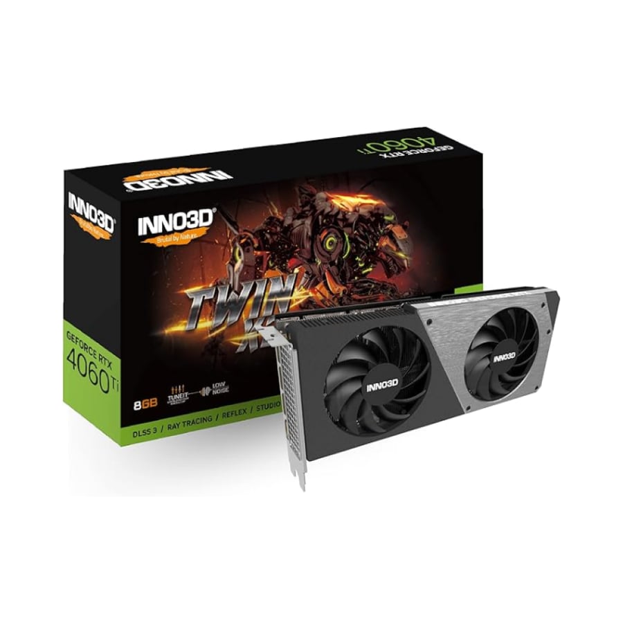 كرت شاشة انو ثري دي - INNO3D RTX 4060 Ti Twin X2 8GB