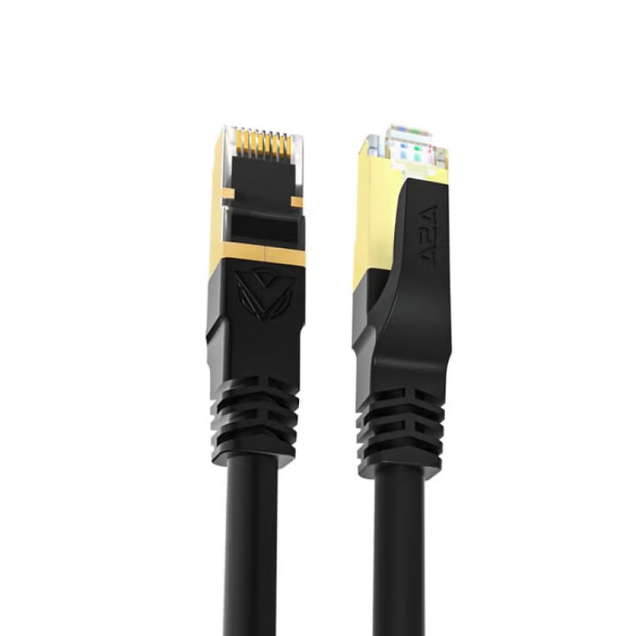 كيبل شبكة CAT8 عالي السرعة 30 متر بسرعة 40Gbps ومنفذ RJ45