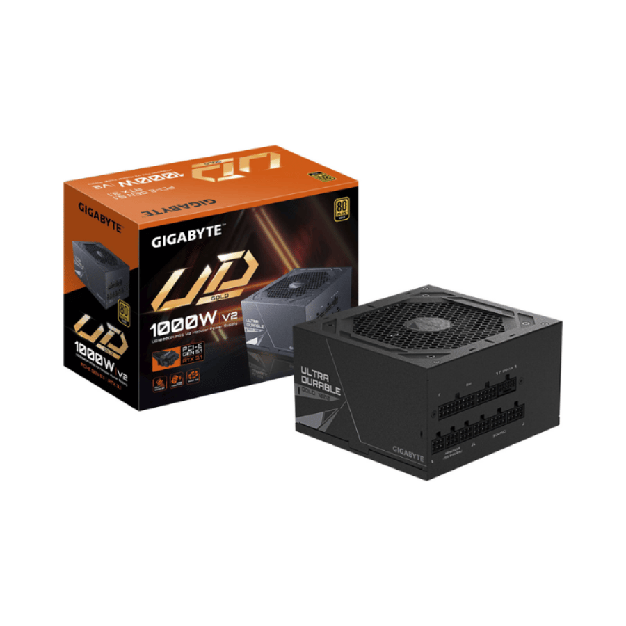 مزود طاقة GIGABYTE UD1000GM PG5 V2 بقدرة 1000W أسود