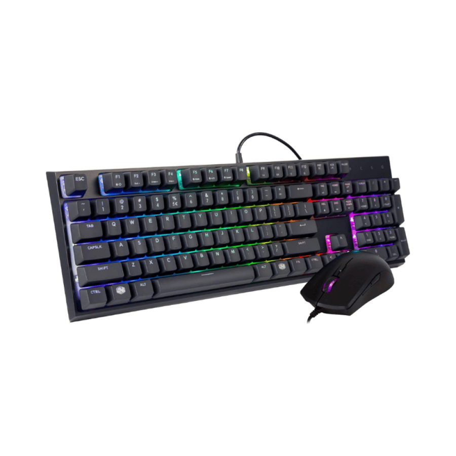 طقم ألعاب كولر ماستر MasterSet MS121 RGB كيبورد وماوس