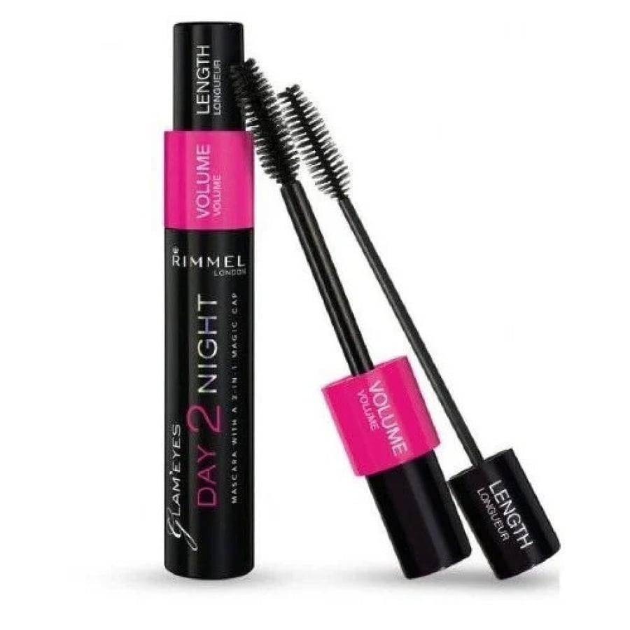 Day 2 Night Ultra-Smooth mascara from Rimmel London – 9.5 ml, black