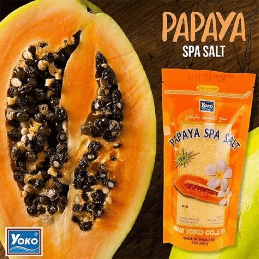 Papaya milk salt spa from Yoko - 300 grams