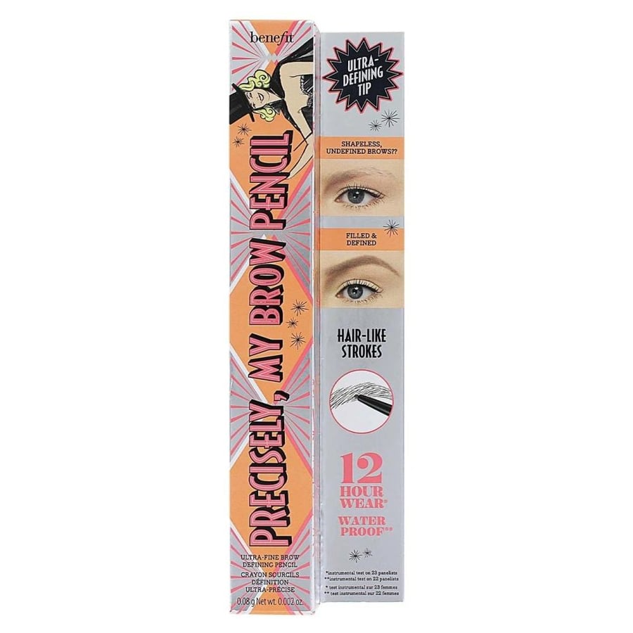 قلم حواجب دقيق Precisely My Brow Detailer من بينيفت – ميكروفاين للتحديد التفصيلي، درجة #3 (بني فاتح دافئ)، وزن ‎0.02‎ جم