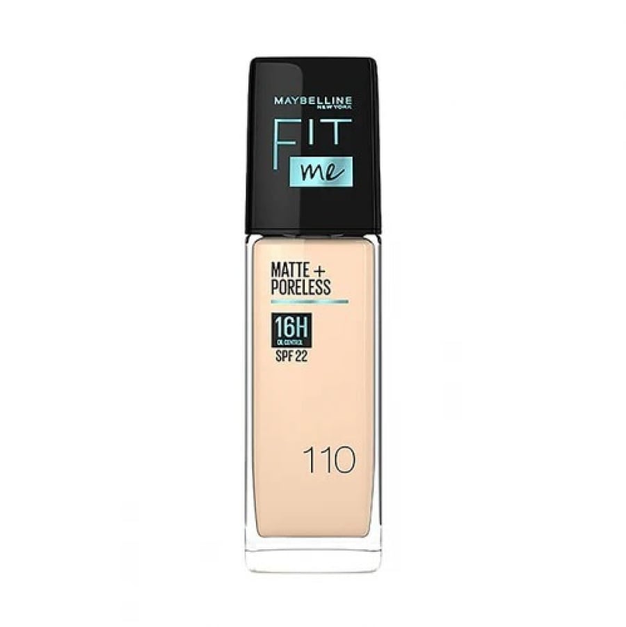 Liquid foundation cream foundation Fit Me Matte+ poreless with sun protection factor SPF22