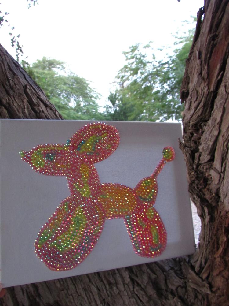 Multi color ballon dog kit - Medium
