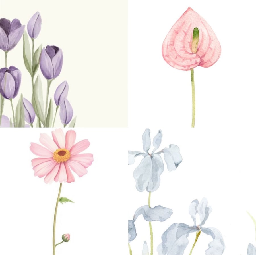 Piece Bloom 4Set