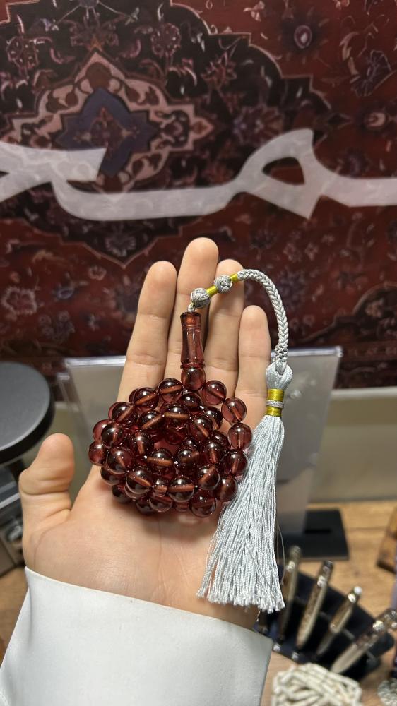 سبحة زعفران ايراني برائحة ثابته