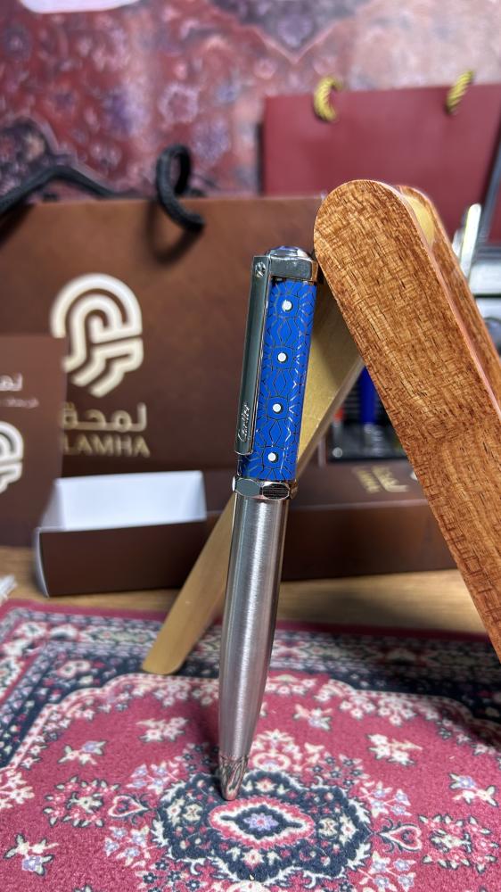 قلم كارتير سداسي فيروزي
