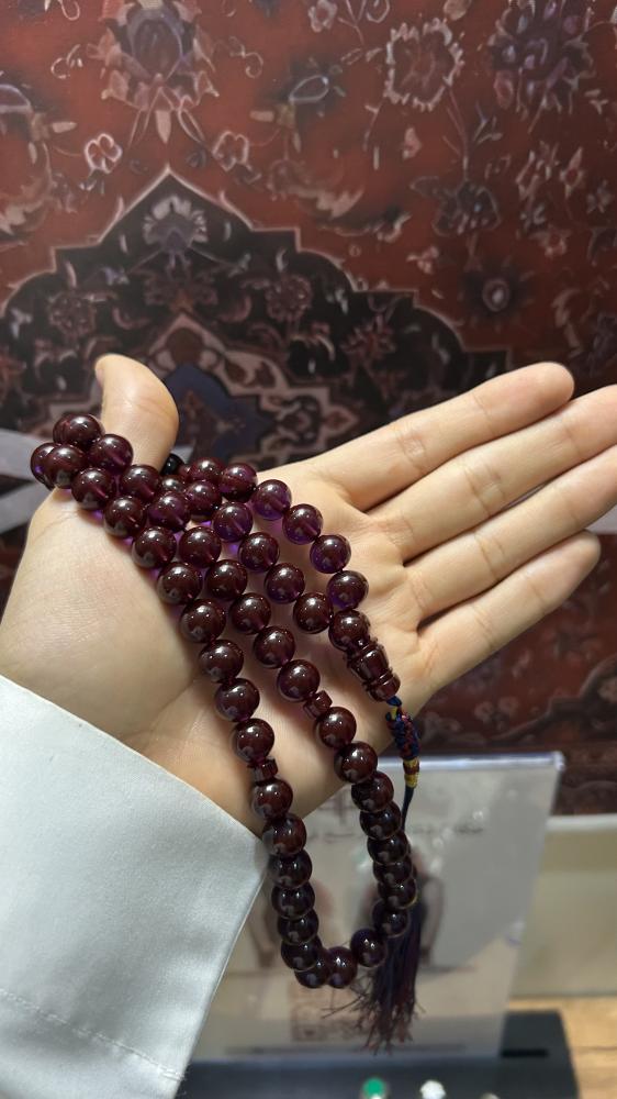 سبحة زعفران ايراني برائحة ثابته
