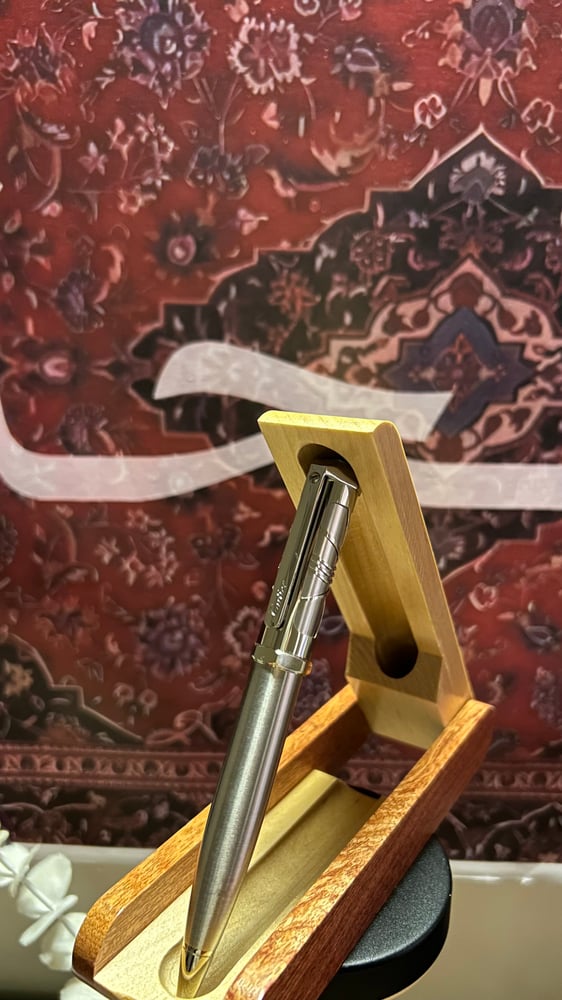 قلم كارتير سداسي فضي