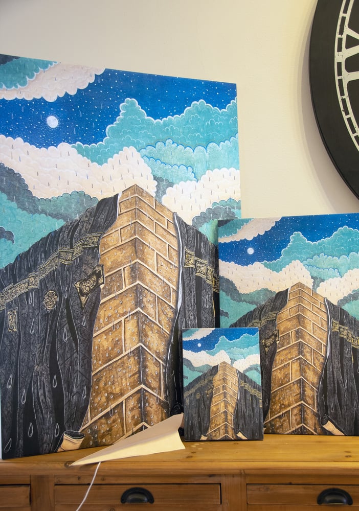 The Holy Kaaba printed on canvas
