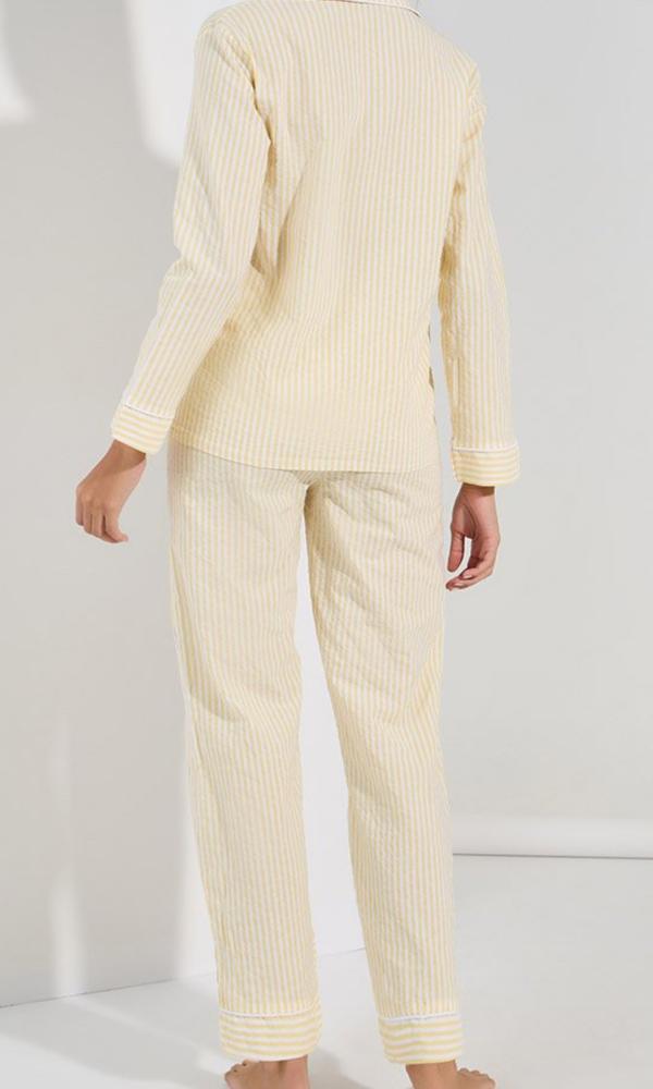 Stripped yellow