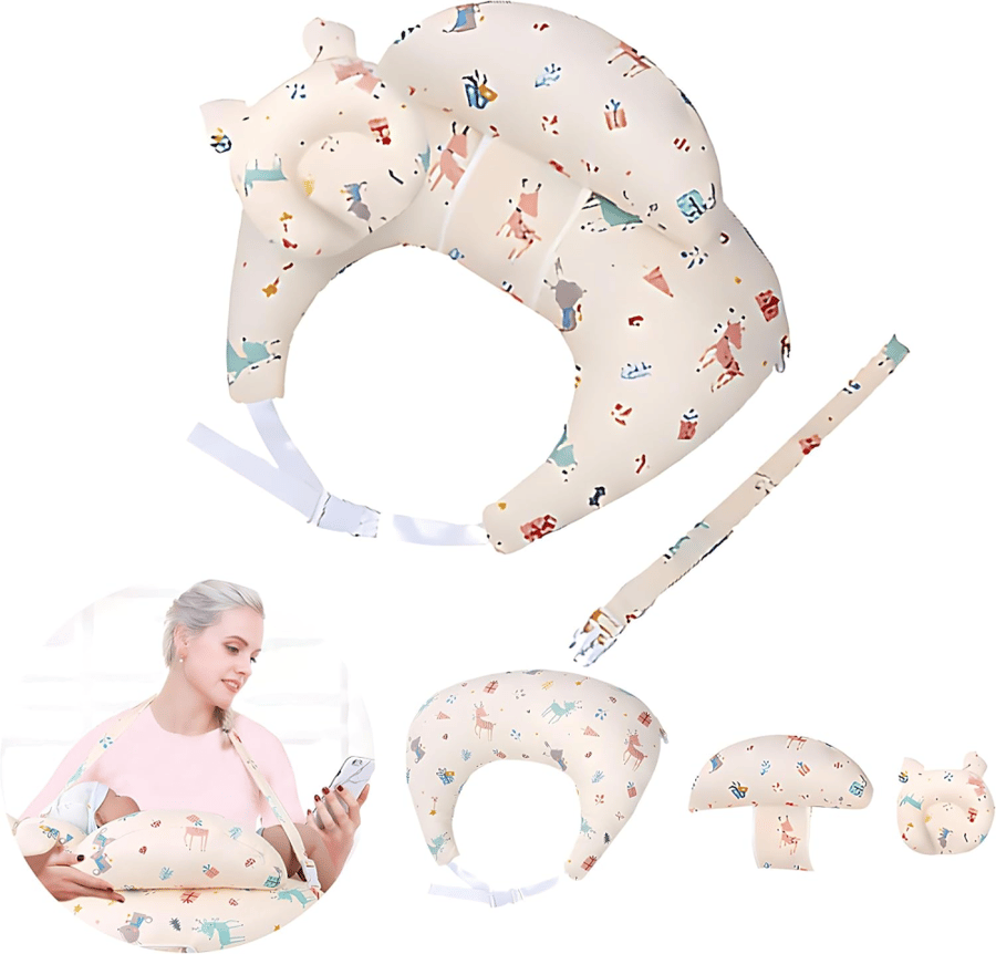 Large natural breastfeeding pillow