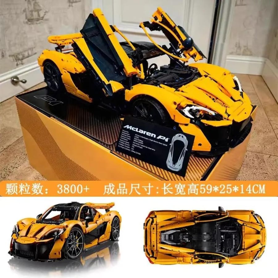 42172 The Tech Blocks McLaren for P1 Moc the brick model for adults sports cars toy for boy birthday gifts 3893 pieces