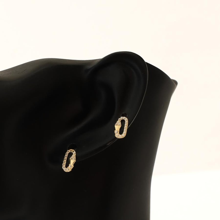 حلق ذهب عيار 18