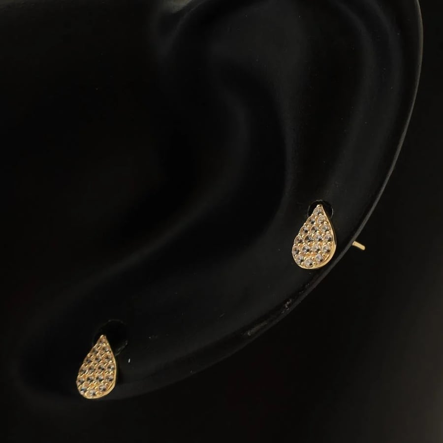 حلق ذهب عيار 18