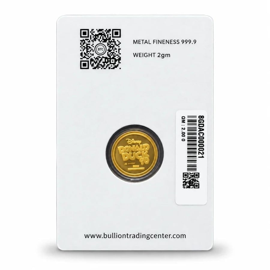 جنيه ذهب ديزني 2 جرام BTC عيار 24
