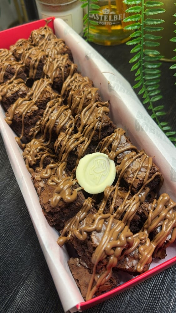 Chocolate mountain brownies