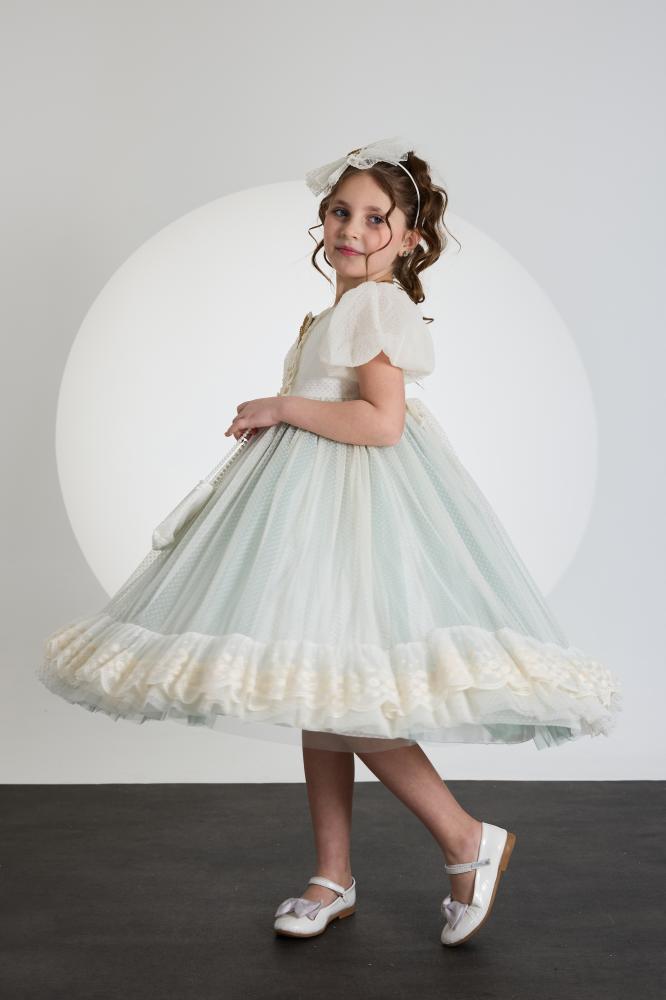 Elegant beige dress