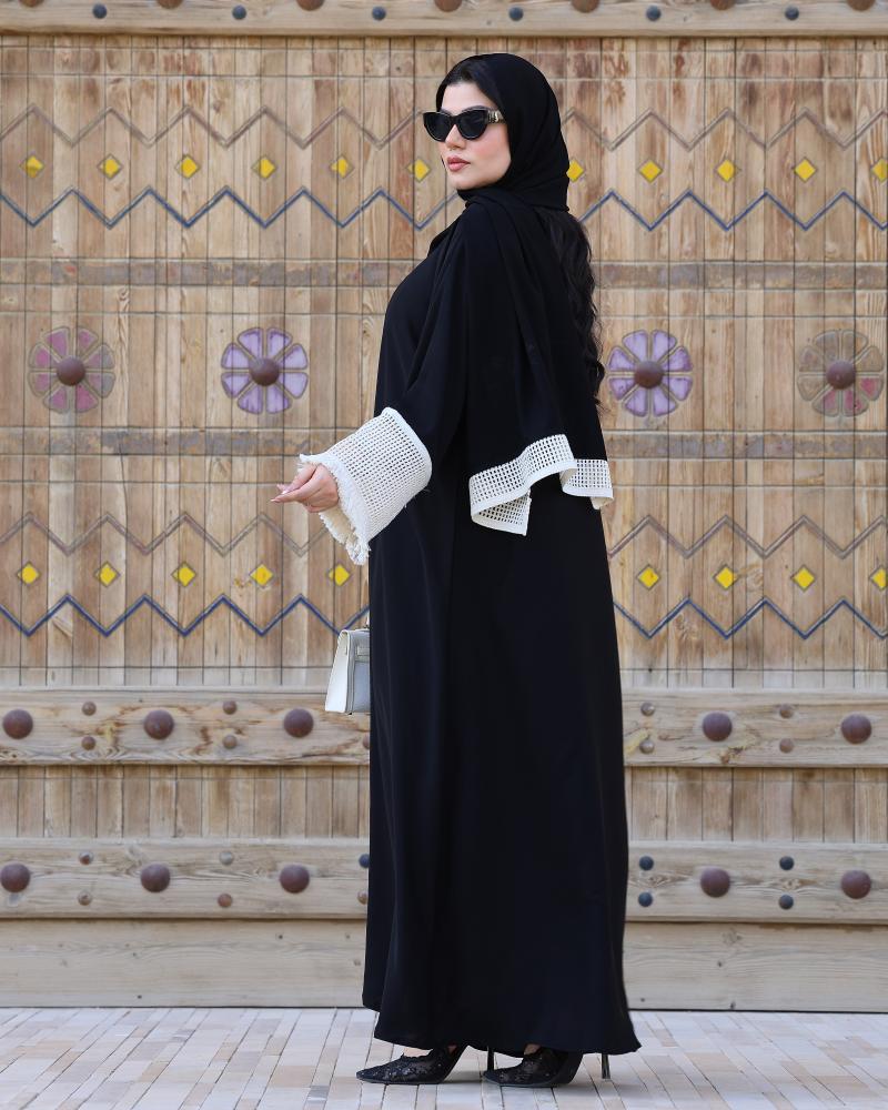 عباية كلفة صوف وهدب سكري