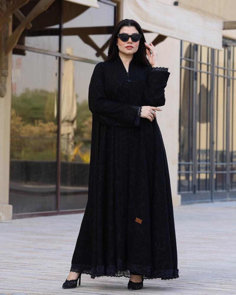 عباية فراشة وكريستال