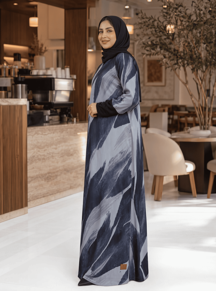 عباية طباعة حرير B-41