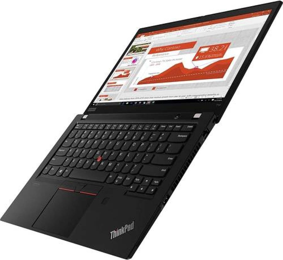 لابتوب لينوفو Thinkpad T14 تم تجديده - بشاشة FHD مقاس 14 بوصة، ومعالج Intel Core i5-10th Gen/ذاكرة وصول عشوائي سعتها 16 جيجابايت/DDR4/محرك أقراص SSD سعة 512 جيجابايت/Windows 10