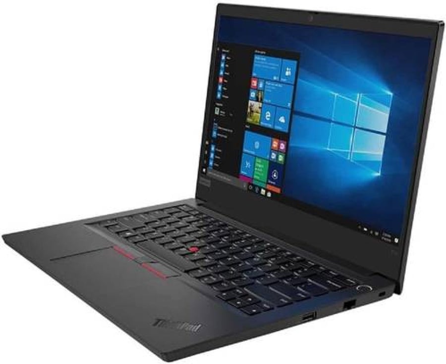 لابتوب ثينك باد من لينوفو E14 بشاشة FHD 14 بوصة ومعالج Intel Core i5-10th Gen وذاكرة DDR4 سعة 8 جيجابايت ومحرك أقراص SSD سعة 256 جيجابايت ( مجدد )أسود