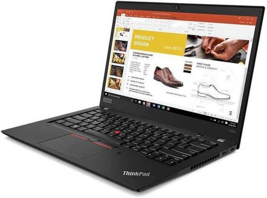 تم تجديده - لابتوب - كمبيوتر محمول لينوفو ThinkPad T490s بشاشة مقاس 14 بوصة، Intel(R)-Core(TM)-i7/Quad Core/8th Gen/8GB RAM/256GB SSD/Windows 10